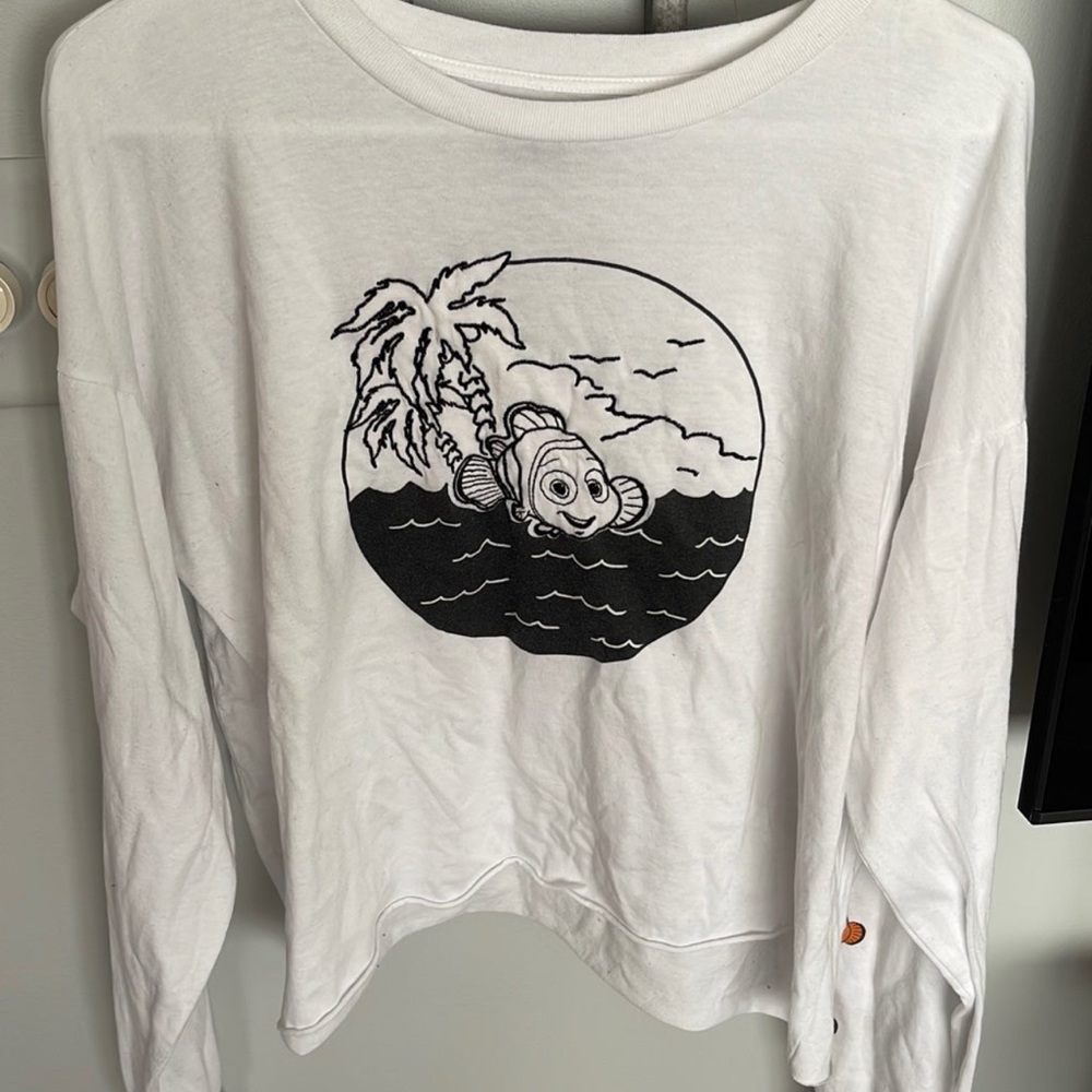 Finding Nemo Cropped Long Sleeve T Shirt